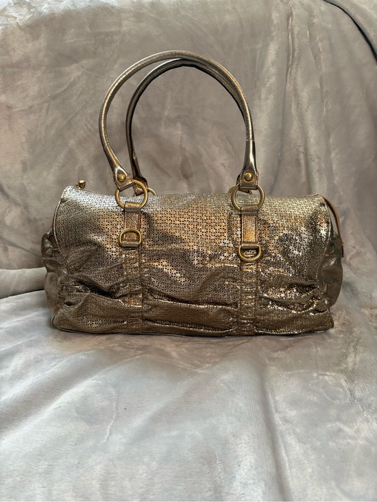 Castellari Milano Handbags - Castellari Milano Metallic Gold Leather Shoulder Bag - Vintage Y2K